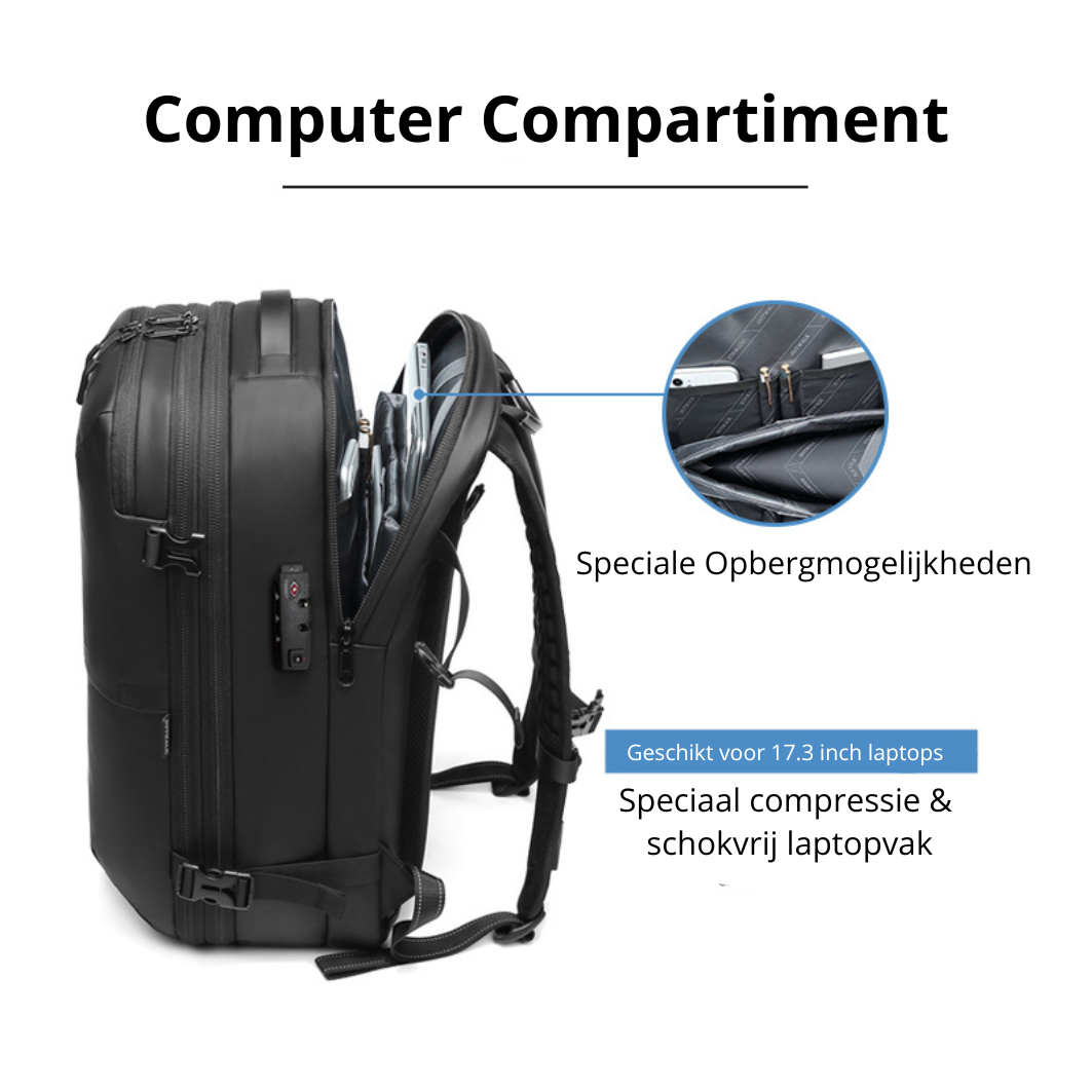 Traveler Vacuüm backpack Handbagage