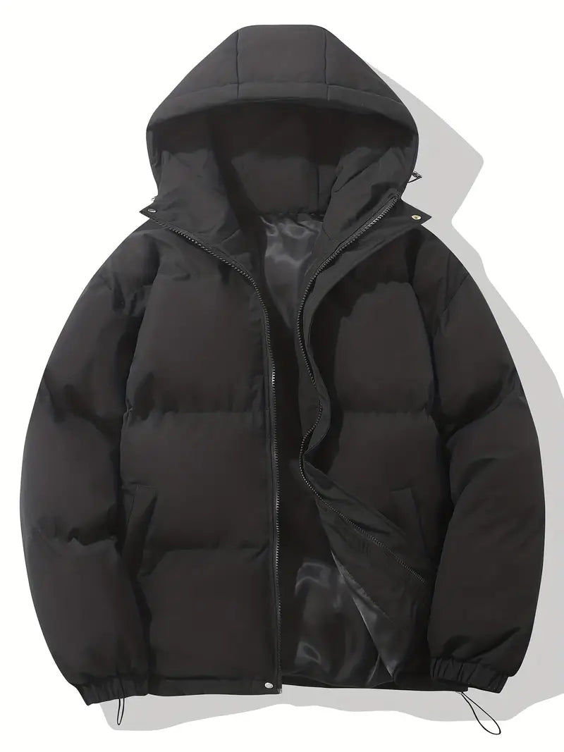 Stoere Heren Winter Donsjas met Capuchon