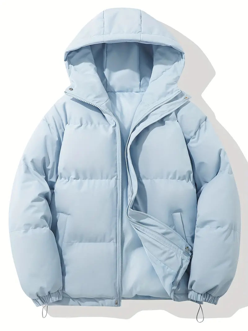 Stoere Heren Winter Donsjas met Capuchon