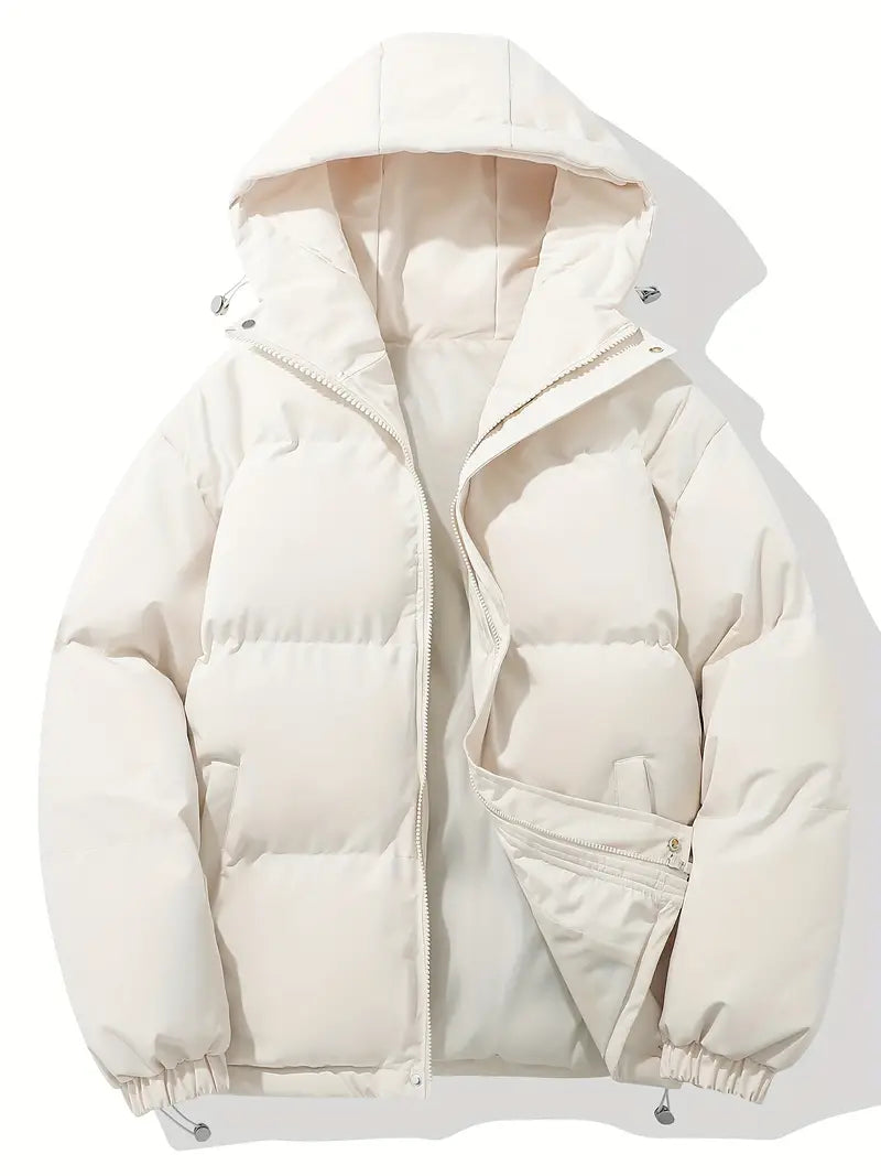 Stoere Heren Winter Donsjas met Capuchon