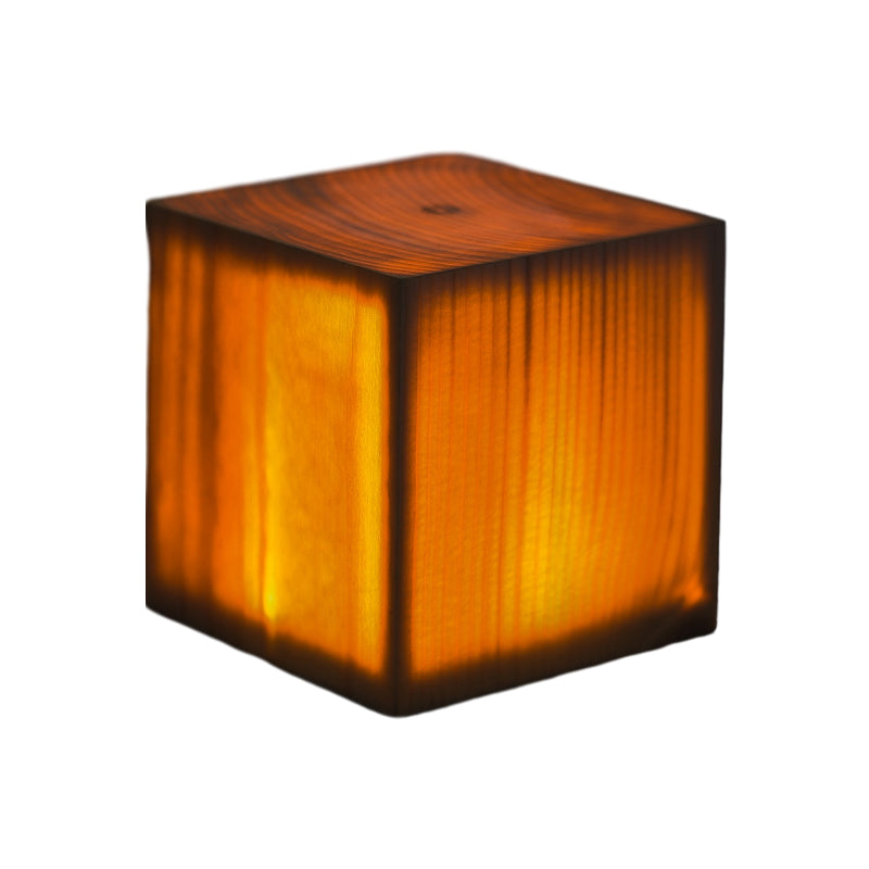 LED Tafellamp met Accu en Touch Control met houtlook