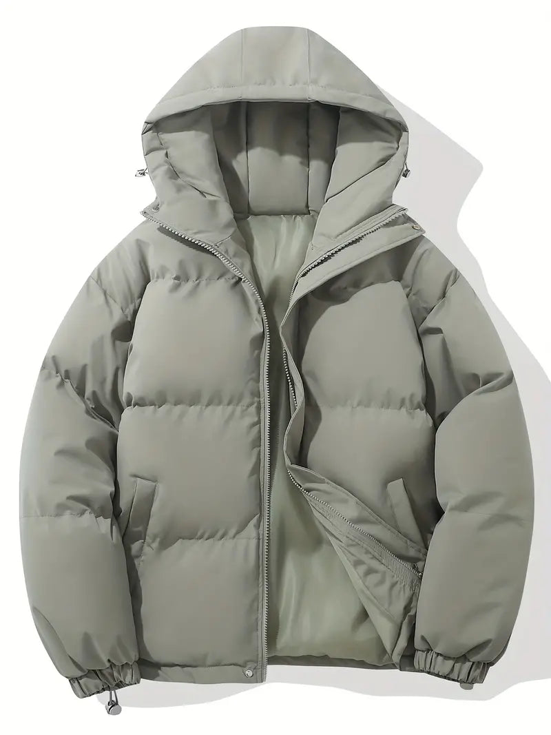 Stoere Heren Winter Donsjas met Capuchon