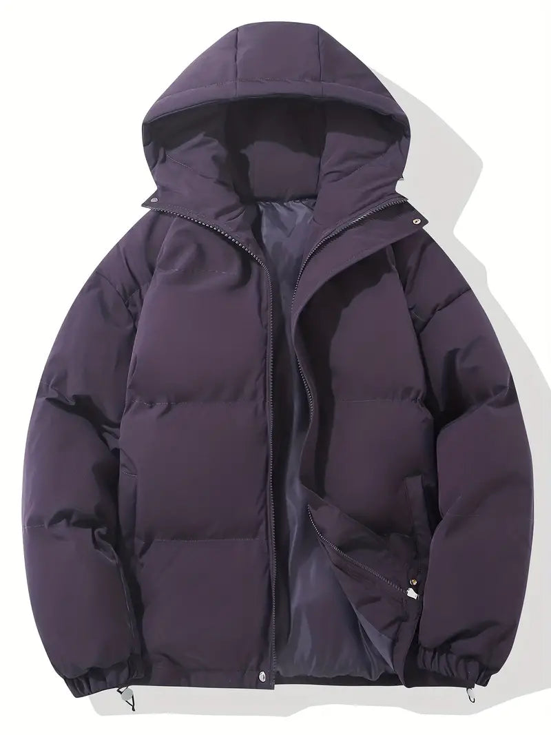 Stoere Heren Winter Donsjas met Capuchon