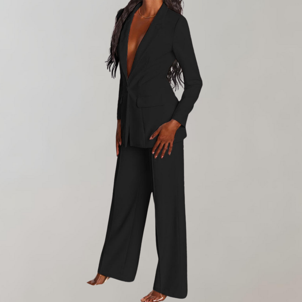 Stijlvolle blazer met broek set