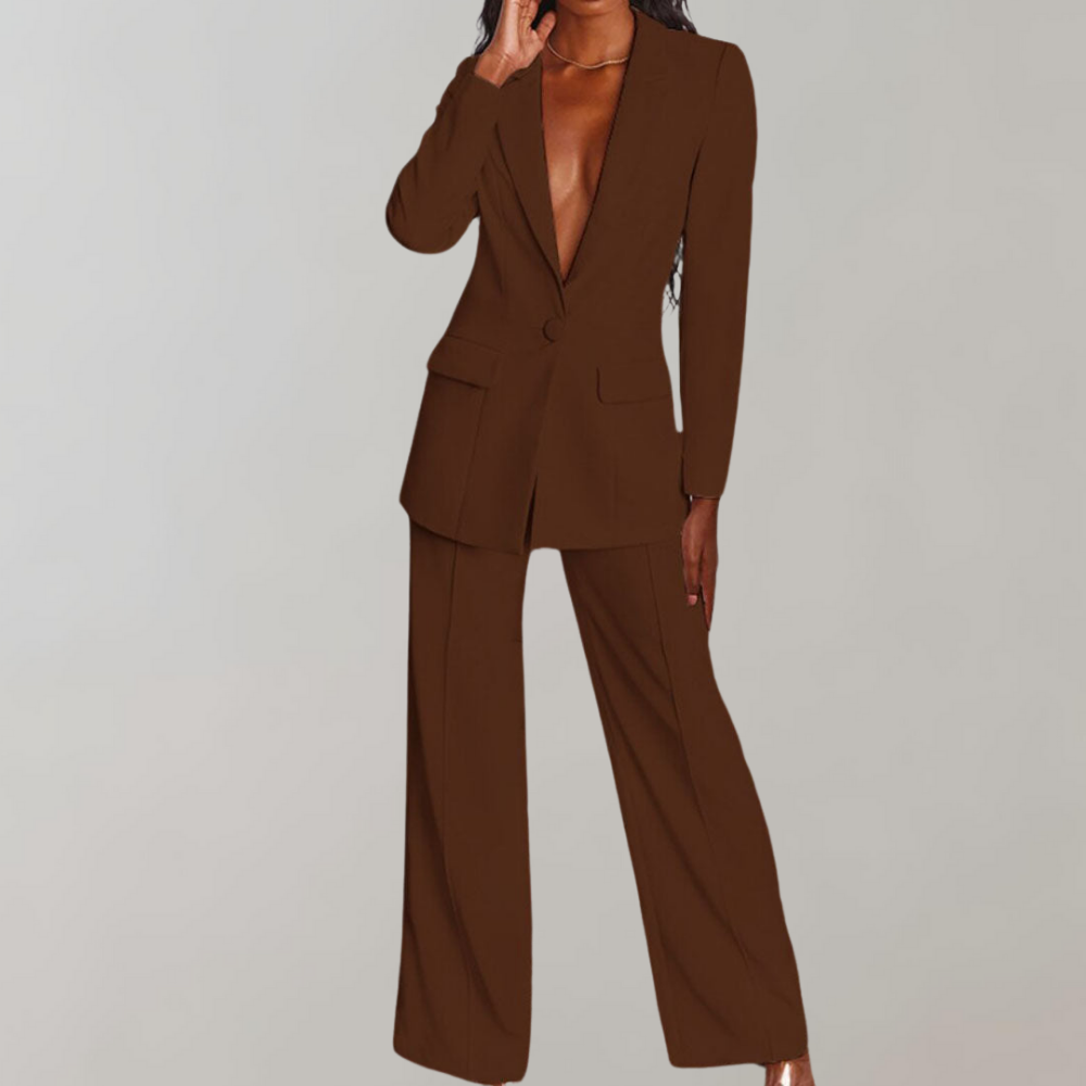 Stijlvolle blazer met broek set