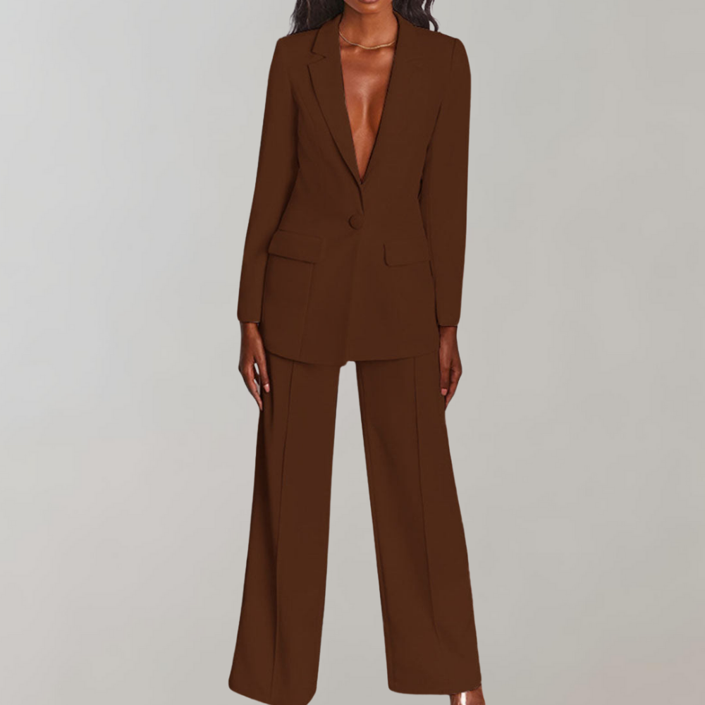 Stijlvolle blazer met broek set