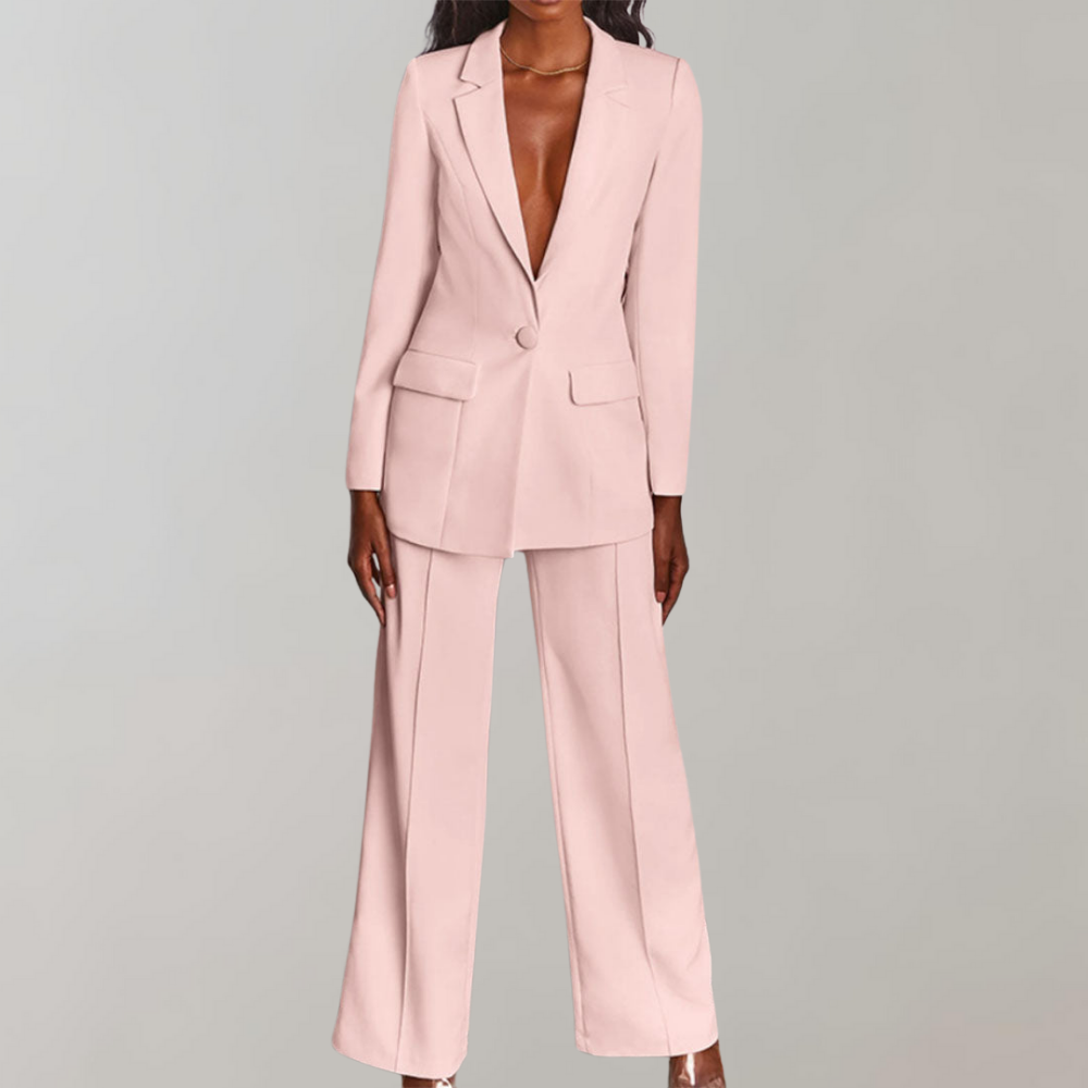 Stijlvolle blazer met broek set