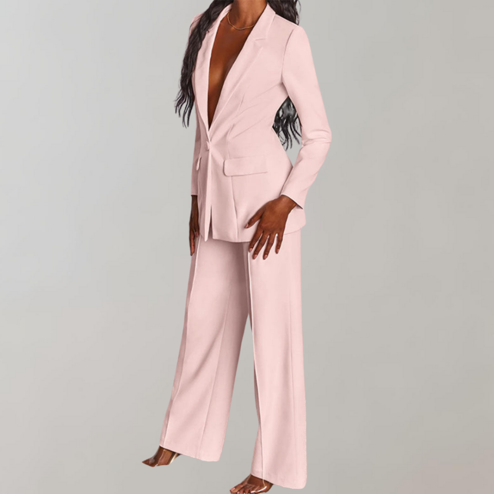 Stijlvolle blazer met broek set