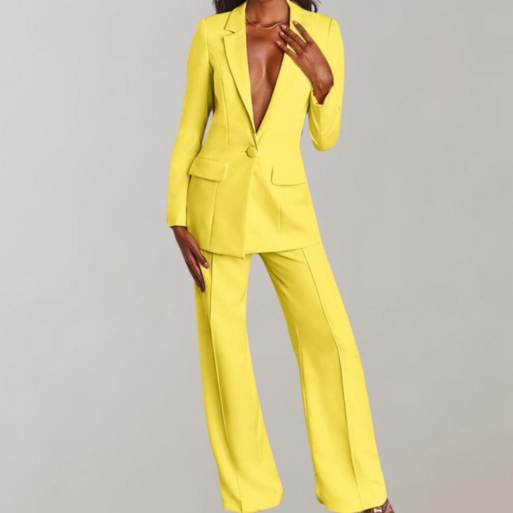 Stijlvolle blazer met broek set