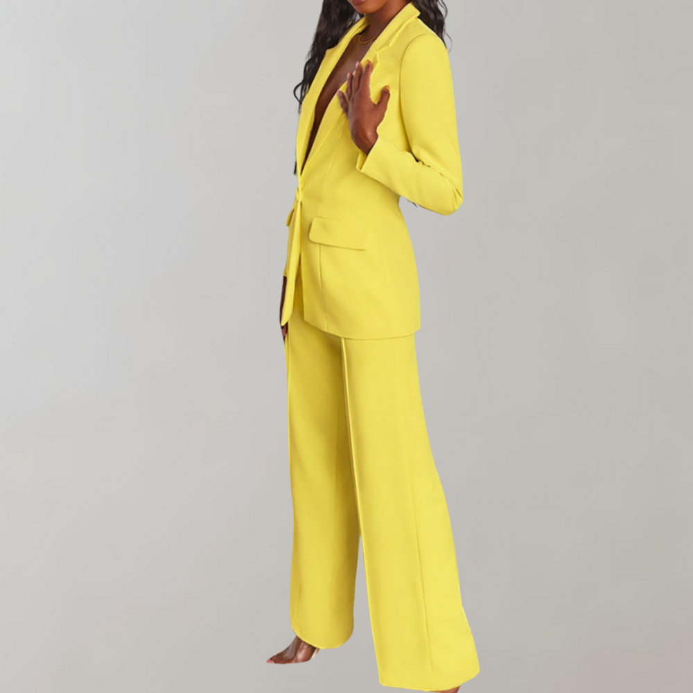 Stijlvolle blazer met broek set