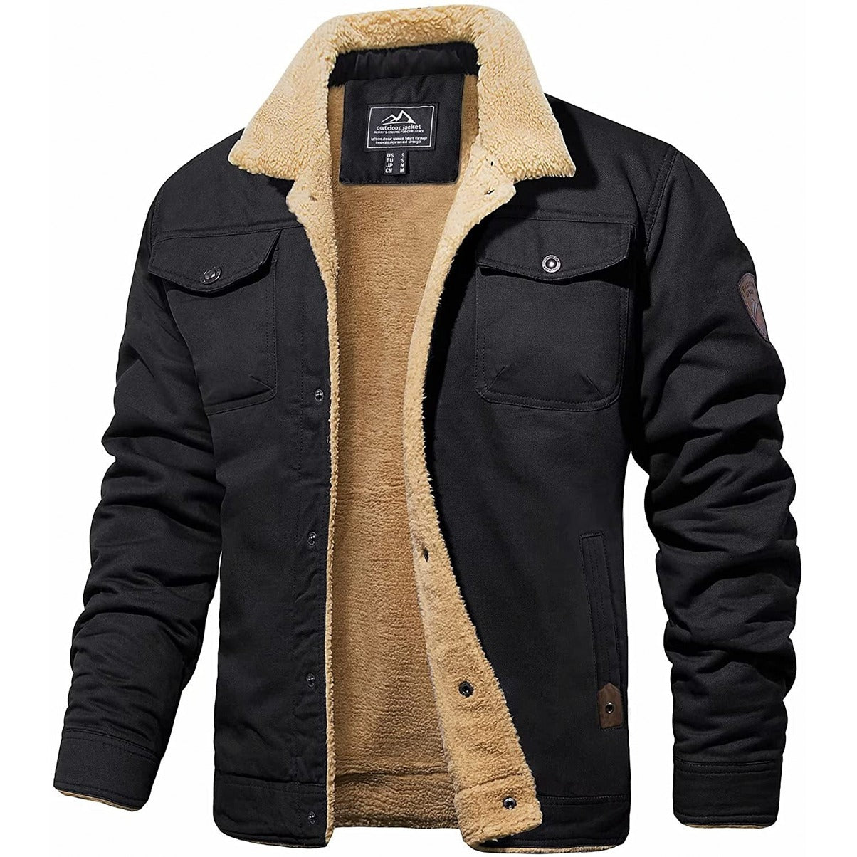 Vintage bomber jack voor heren