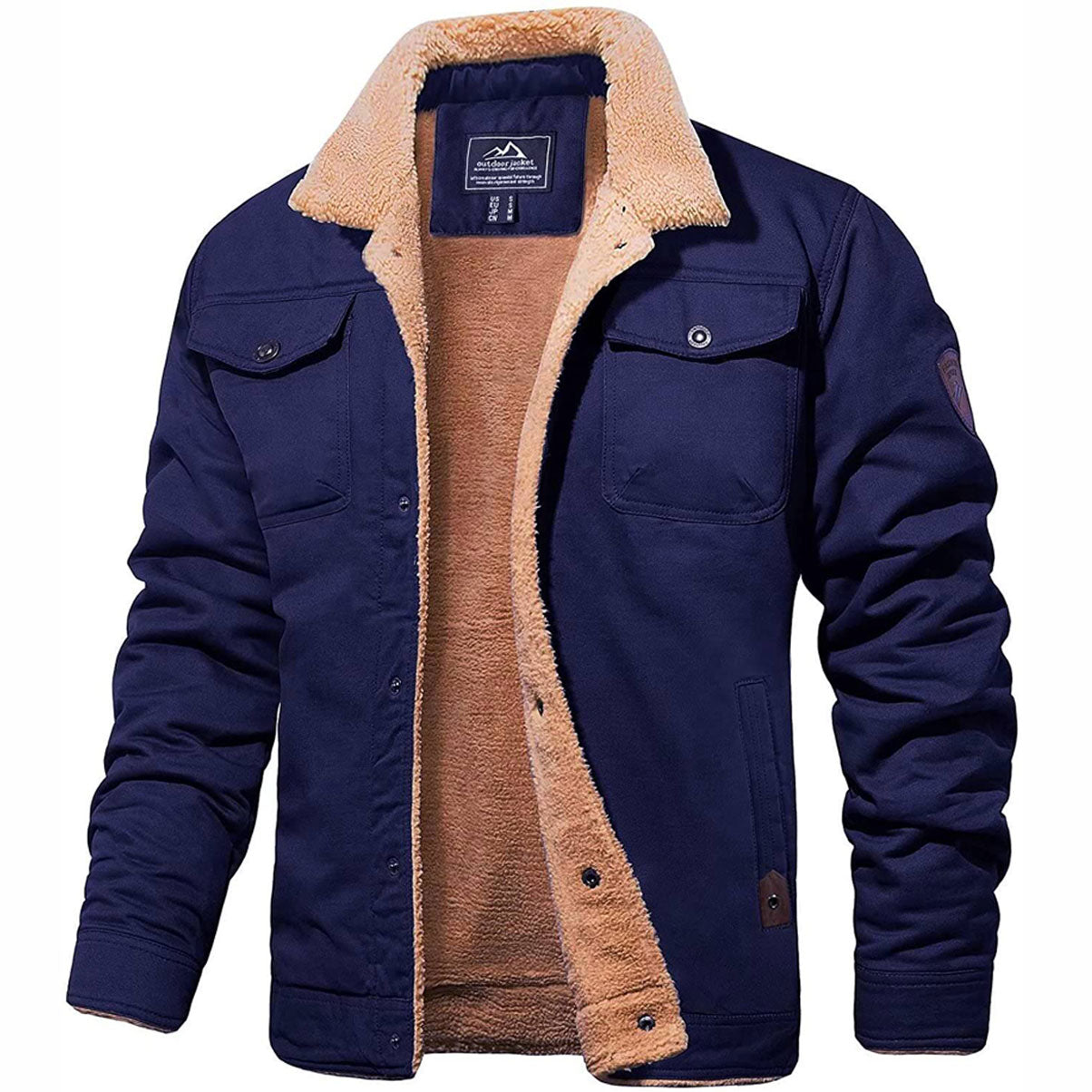 Vintage bomber jack voor heren