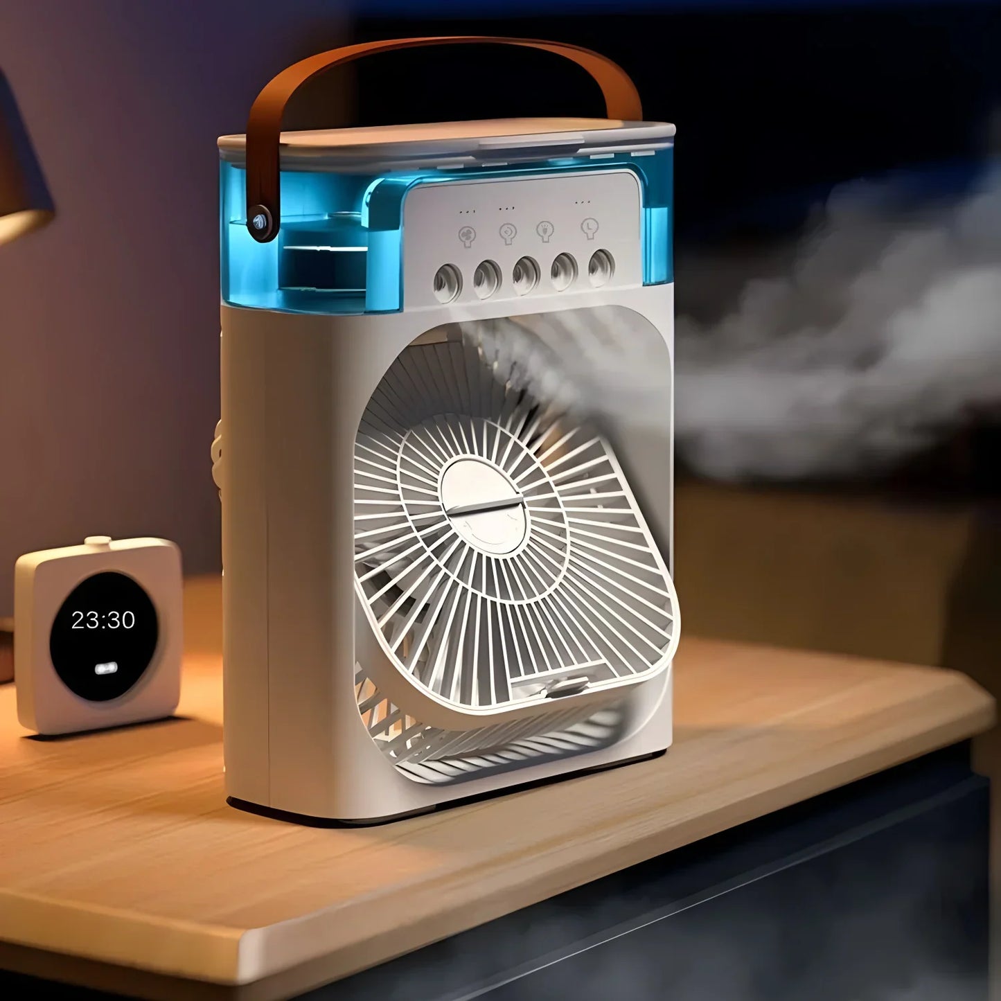 AirCooler Pro 3-in-1 Ventilator, Airconditioner en Luchtbevochtiger met LED Licht