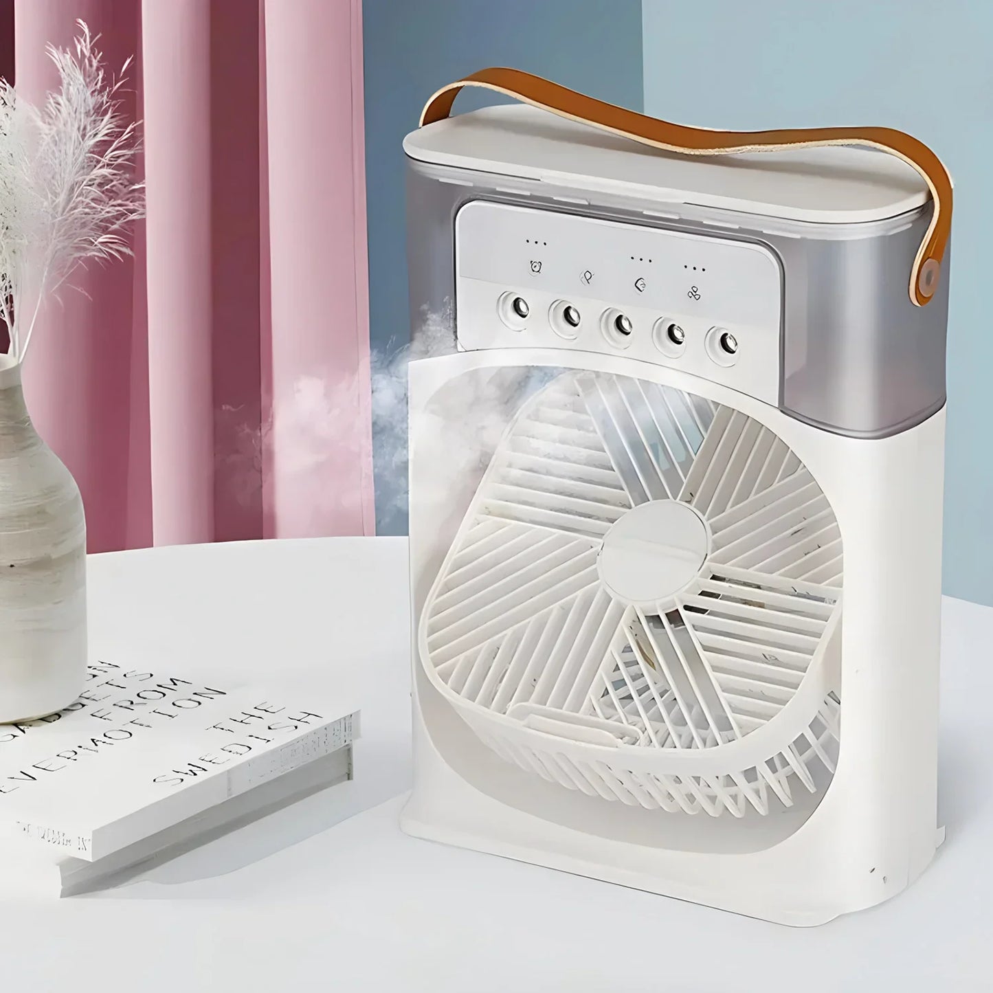 AirCooler Pro 3-in-1 Ventilator, Airconditioner en Luchtbevochtiger met LED Licht