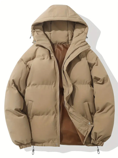 Stoere Heren Winter Donsjas met Capuchon