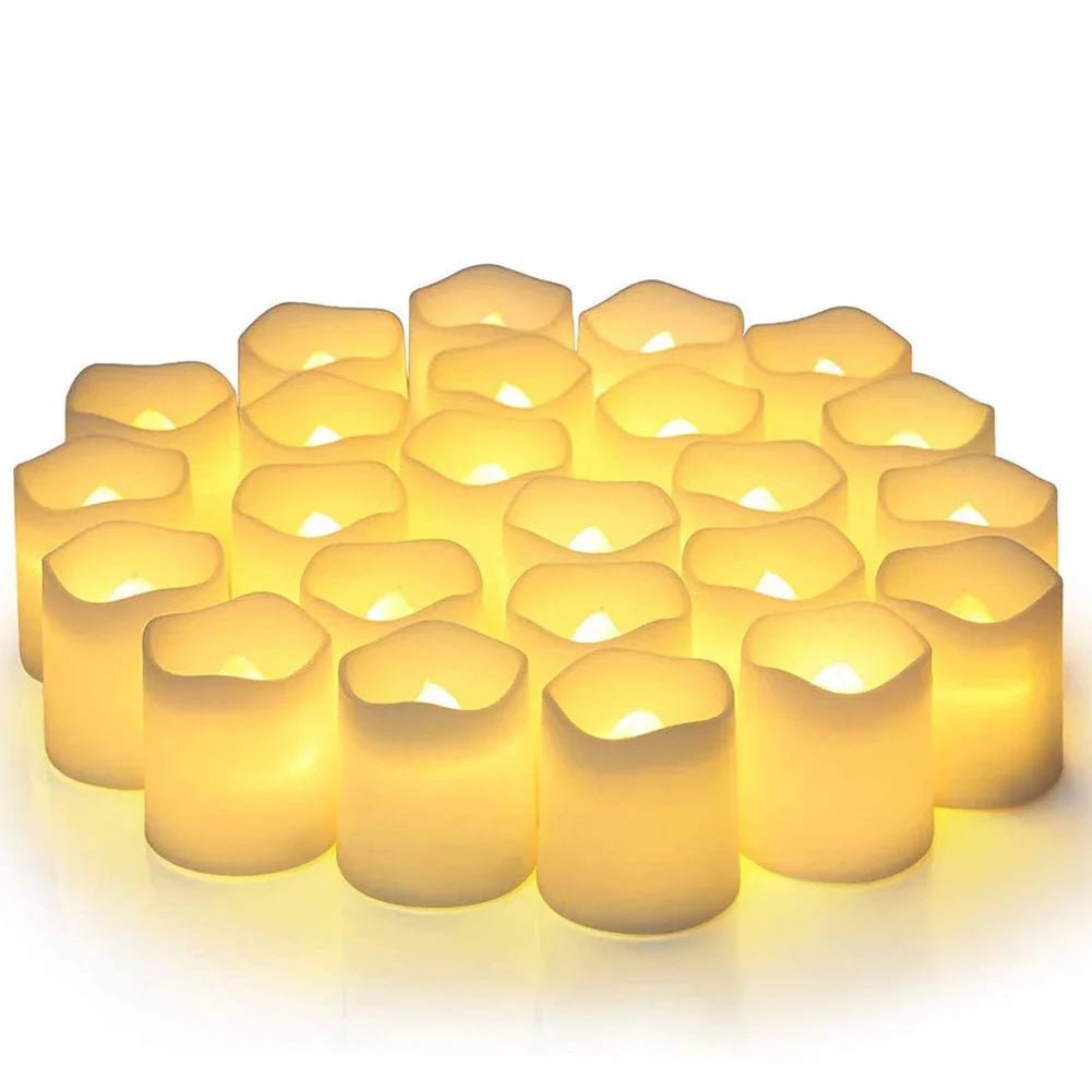 Set van 24 stuks  LED Kaars lichten