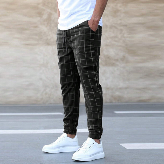 Moderne Geruite Broek