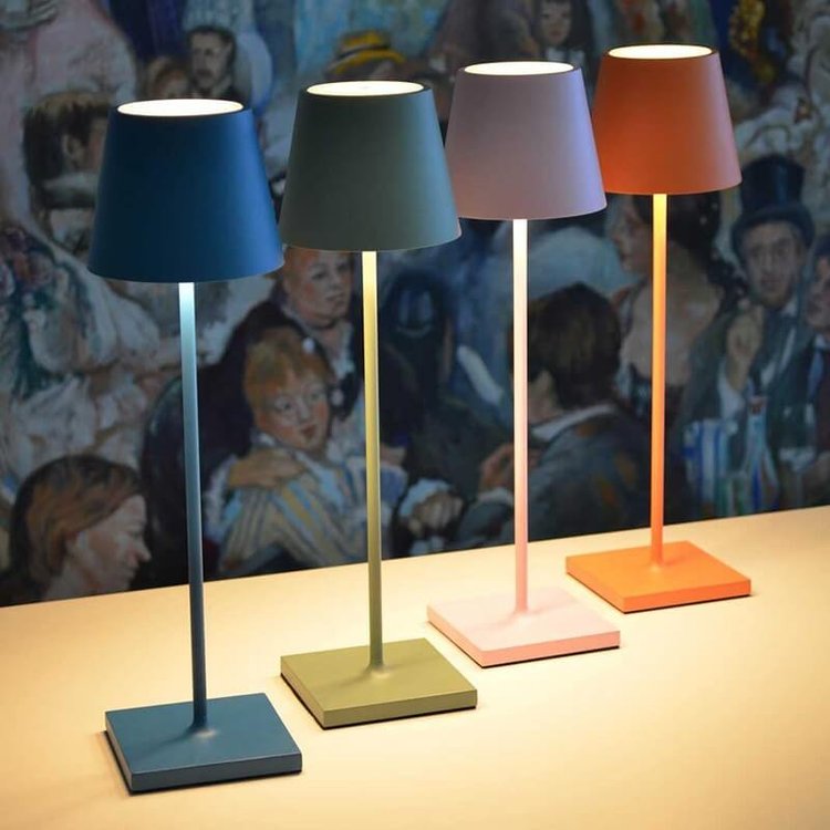 Tafellamp Italiaanse style - Draadloos en Touch-Sensitive Led