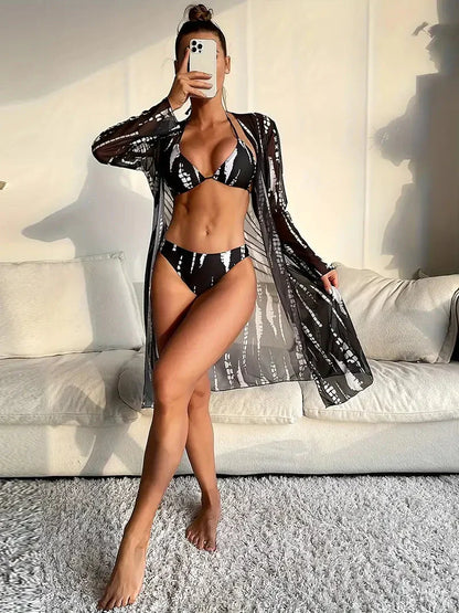 Zomerse Bikini Set met Strandjurkje