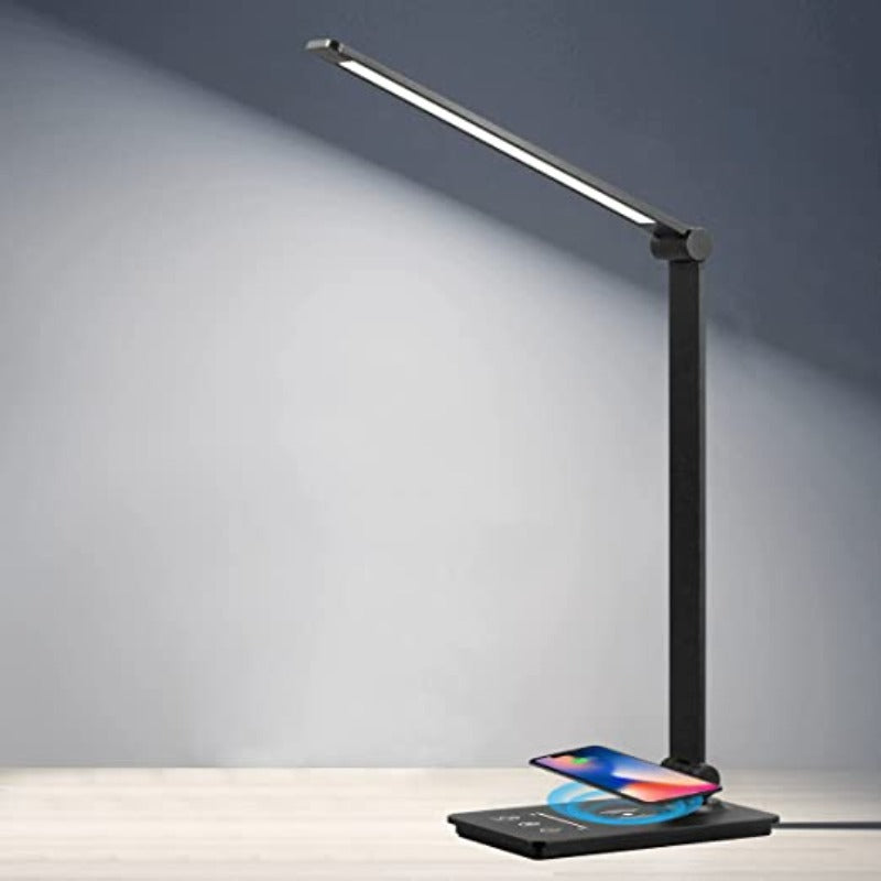 LED Bureau Lamp - Met Draadloze Oplader en Touch Control