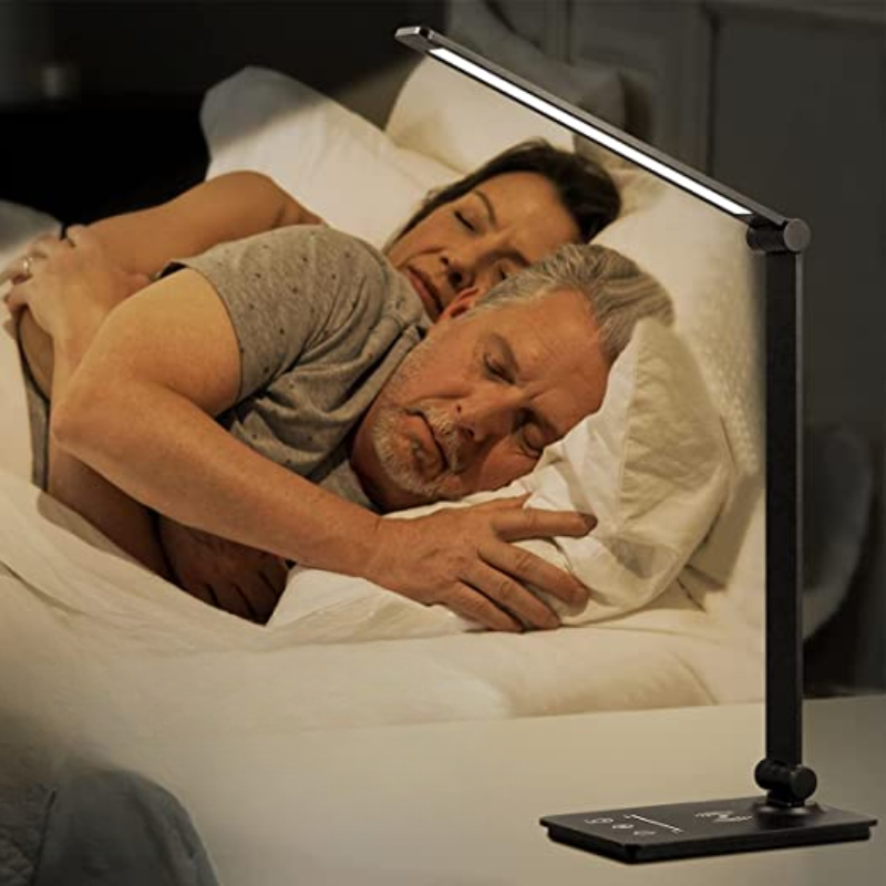 LED Bureau Lamp - Met Draadloze Oplader en Touch Control