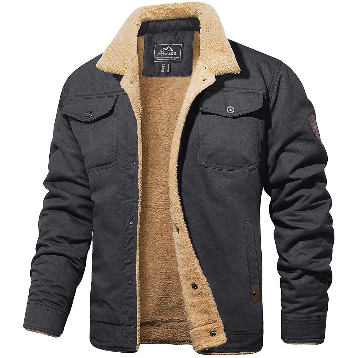 Vintage bomber jack voor heren
