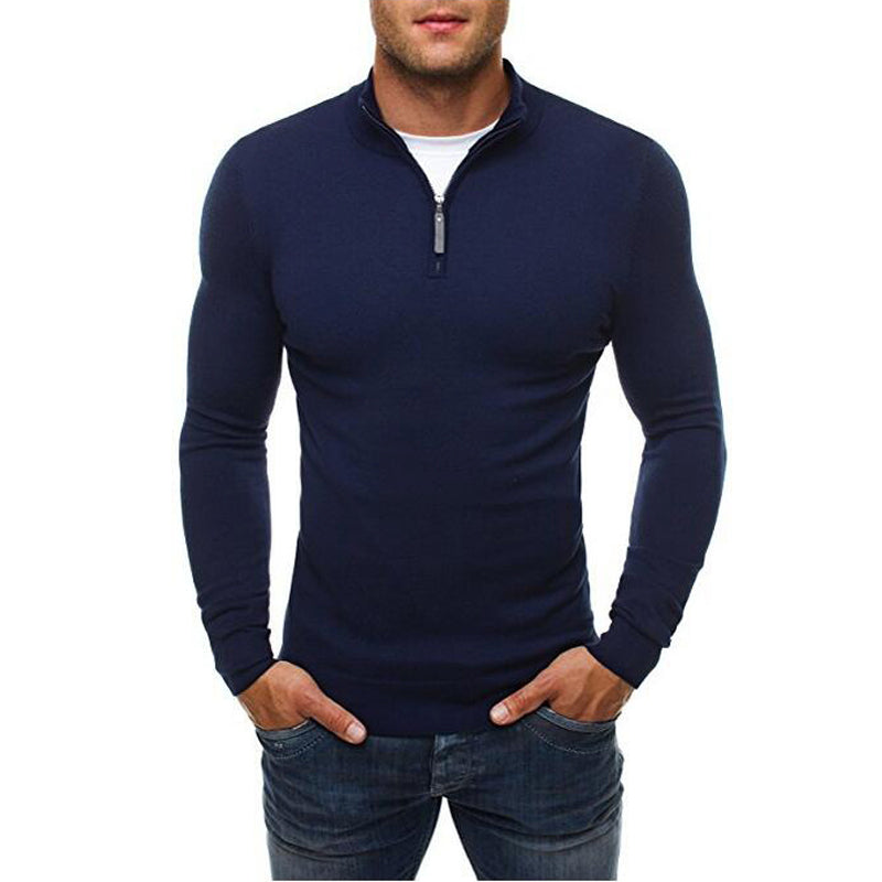 Heren Trui met Rits (Slim Fit)