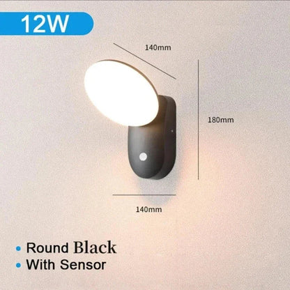 Buitenlamp met bewegingssensor