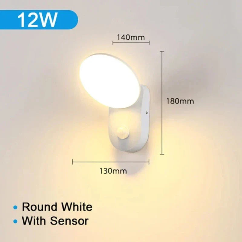Buitenlamp met bewegingssensor