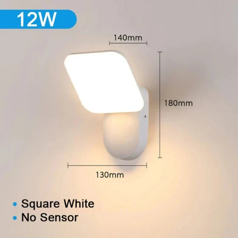 Buitenlamp met bewegingssensor