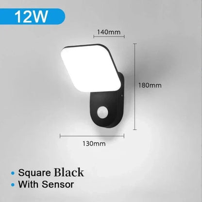 Buitenlamp met bewegingssensor