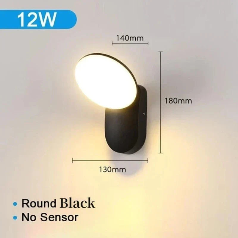Buitenlamp met bewegingssensor