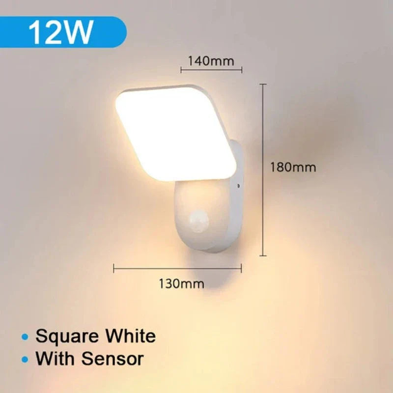 Buitenlamp met bewegingssensor