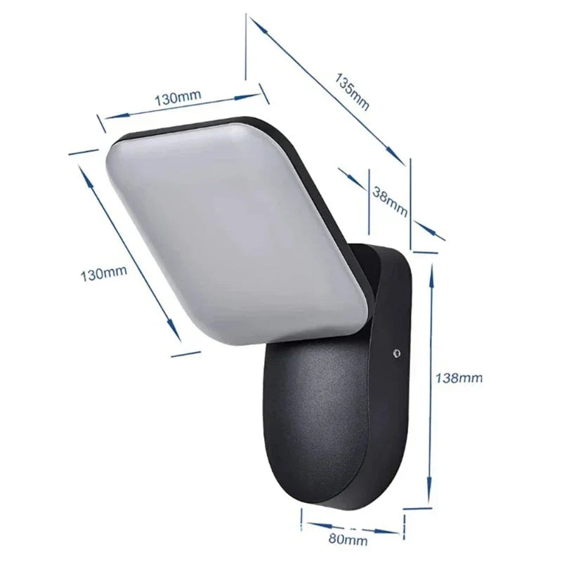 Buitenlamp met bewegingssensor