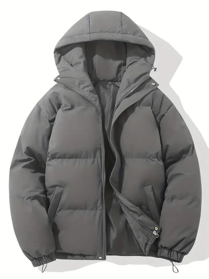 Stoere Heren Winter Donsjas met Capuchon